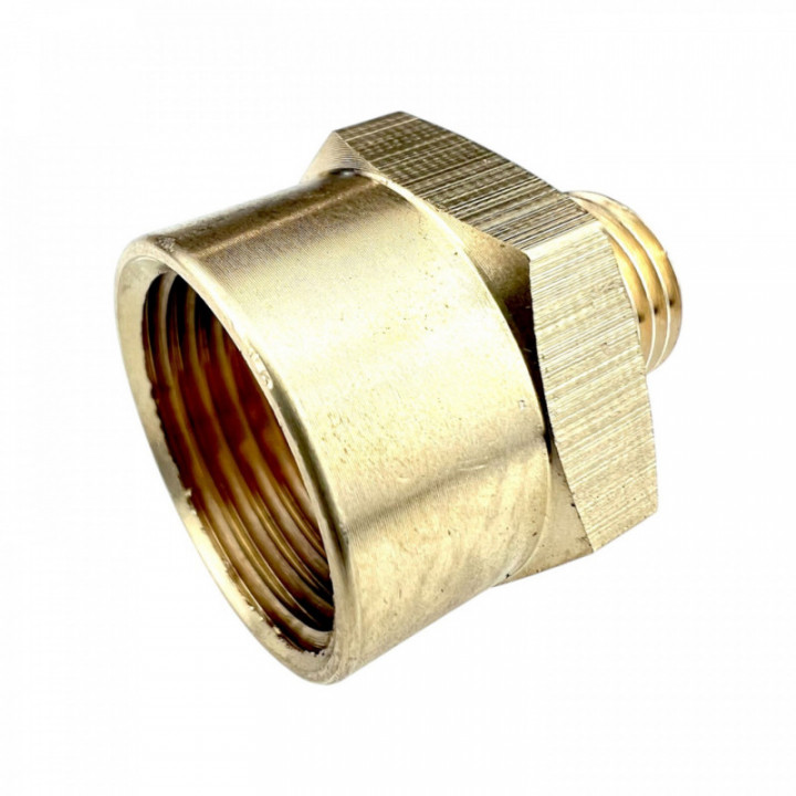 Переходник латунный пневмо 1/4 НР x 1/2 ВР - 10 шт.