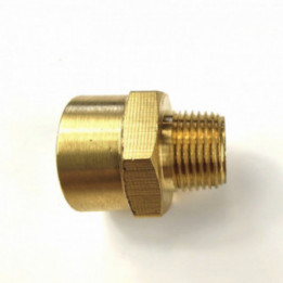 Переходник латунный пневмо 1/4НР x 3/8ВР